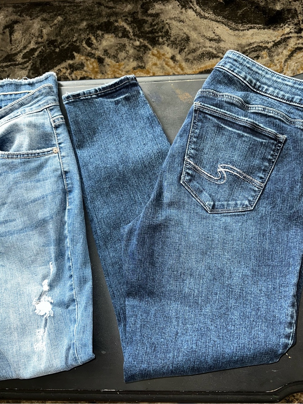 Women’s Blue Denim Lot of 2 pairs Jeans - Classic Mid Wash skinny jeans 31